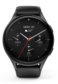 hama - Smartwatch Hama Smartwatch 8900, GPS, AMOLED 1.43, czarna koperta, czarny pasek silikonowy. Rodzaj zegarka: smartwatch. Kolor: czarny. Styl: elegancki, sportowy #2