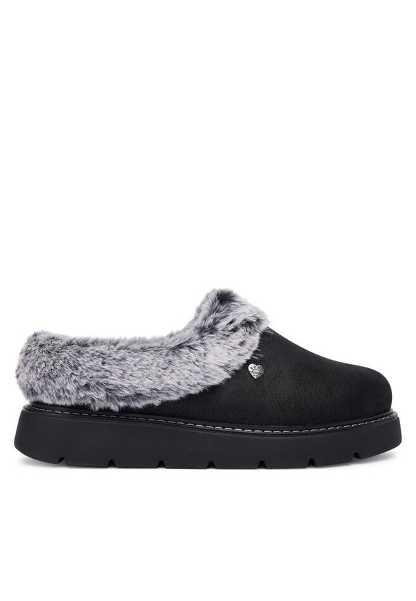 skechers - Kapcie Skechers. Kolor: czarny