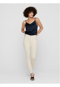 only - ONLY Jeansy 15218655 Écru Skinny Fit. Kolor: kremowy #6