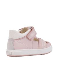 Geox buty dziecięce kolor różowy. Nosek buta: okrągły. Zapięcie: rzepy. Kolor: różowy. Materiał: skóra, guma #6