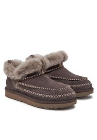 Ugg Śniegowce W Classic Ultra Mini Alpine 1158224 Szary. Kolor: szary. Materiał: skóra