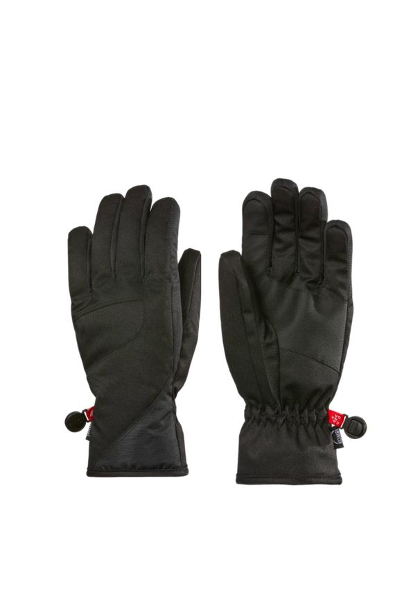 Rękawice męskie pięciopalczaste Kombi Hudson. Kolor: czarny. Sport: turystyka piesza