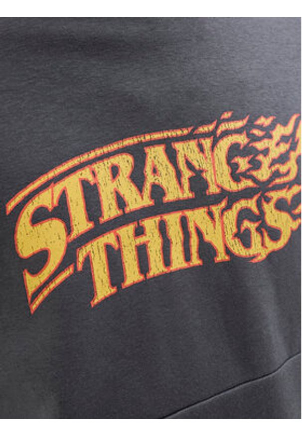 Jack & Jones Bluza Stranger Things 12291655 Szary Relaxed Fit. Kolor: szary. Materiał: bawełna