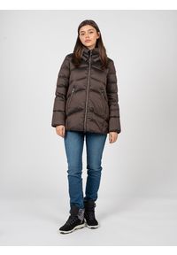 Geox Kurtka "Adrya" | W2626A T2566 | Kobieta | Brązowy. Okazja: na co dzień. Kolor: brązowy. Materiał: poliamid. Sezon: zima. Styl: casual, elegancki