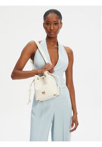 Pinko - PINKO Torebka Secchiello Mini PE 25 PLTT 104303 A29Q Écru. Materiał: skórzane #5