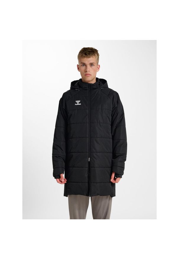 Kurtka puchowa Hummel Lead 2.0 Bench. Kolor: czarny. Materiał: puch. Sport: piłka ręczna