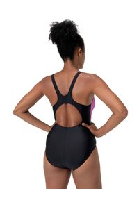 Strój kąpielowy damski Speedo Colourblock MuscleBack 2.0. Kolor: czarny, różowy, wielokolorowy