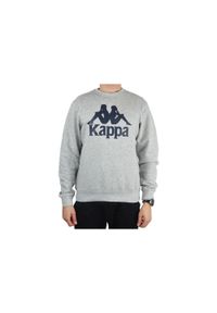 Kappa Sertum RN Sweatshirt, męska bluza, szara. Kolor: szary. Materiał: bawełna. Sport: bieganie, fitness