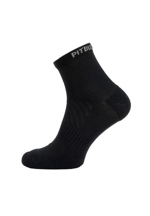 PITBULL - Skarpety męskie Pitbull Quarter 2-pak. Kolor: czarny. Sport: fitness