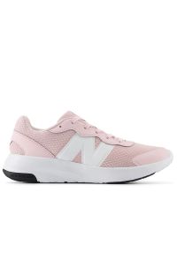 Buty New Balance GK578PK - różowe. Kolor: różowy. Materiał: guma, zamsz, materiał, syntetyk. Szerokość cholewki: normalna. Sport: bieganie