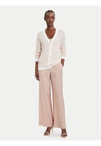 Fracomina Kardigan FS26ST8004K41501 Beżowy jasny Regular Fit. Kolor: beżowy. Materiał: lyocell #4