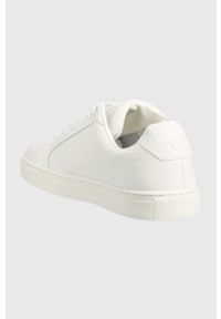 Trussardi Jeans - Trussardi sneakersy Eris kolor biały 79A00849 9Y099998. Nosek buta: okrągły. Zapięcie: sznurówki. Kolor: biały. Materiał: guma #3