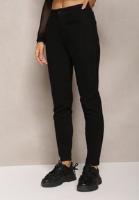 Renee - Czarne Bawełniane Spodnie Skinny Caveliemes. Kolor: czarny. Materiał: bawełna #2