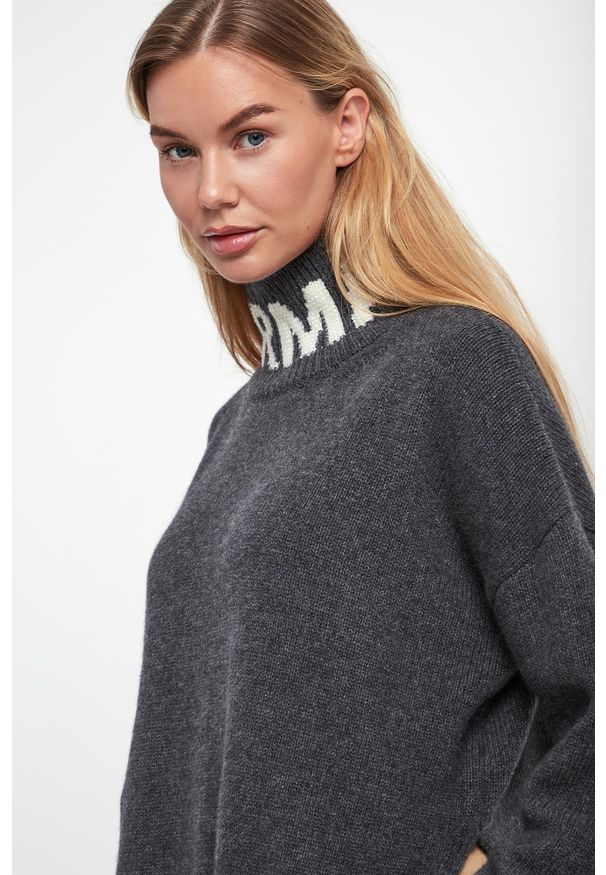 Ermanno Firenze - Sweter damski wełniany ERMANNO FIRENZE. Materiał: wełna