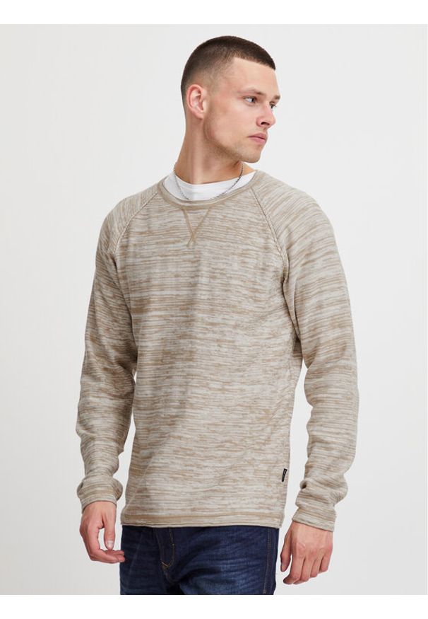 Blend Sweter 20715849 Beżowy Regular Fit. Kolor: beżowy. Materiał: bawełna