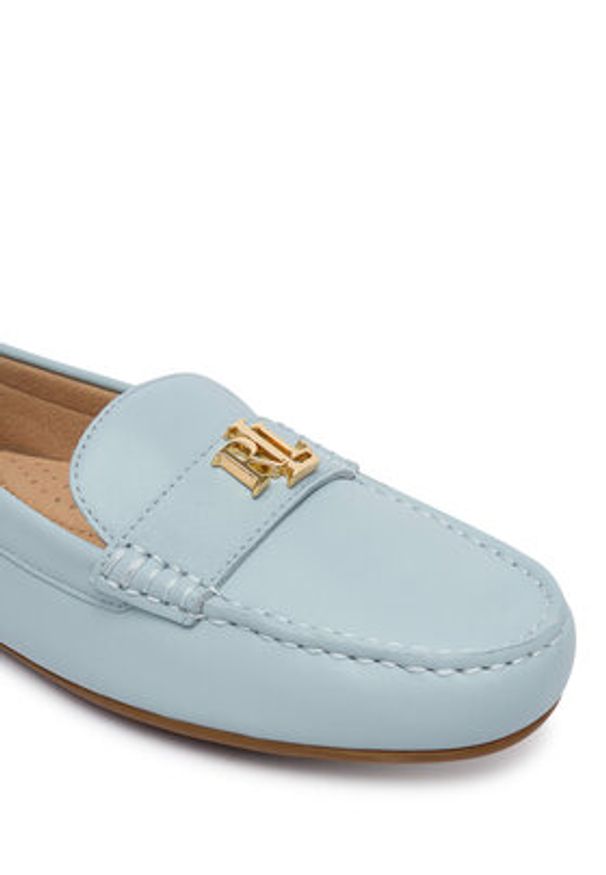 Lauren Ralph Lauren - LAUREN RALPH LAUREN Mokasyny 802852847029 Niebieski jasny. Kolor: niebieski. Materiał: skóra