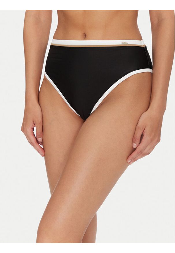 BOSS Dół od bikini 50540495 Czarny Regular Fit. Kolor: czarny. Materiał: syntetyk