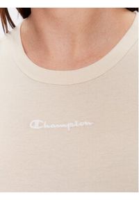 Champion T-Shirt 116345 Beżowy Regular Fit. Kolor: beżowy. Materiał: bawełna #5