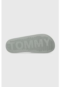 Tommy Jeans klapki EM0EM01021.PMI.MENS.FL męskie kolor szary. Kolor: szary. Materiał: materiał #3