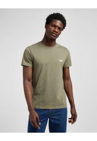 Lee - MESKA KOSZULKA LEE TWIN PACK CREW MRCNTL GREEN BRGT WH 112370575 #4