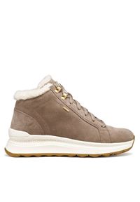 Geox Sneakersy D Spherica Actif X2 D56WPA 00022 C6029 Brązowy. Kolor: brązowy. Materiał: zamsz, skóra