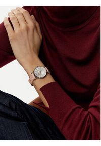 Emporio Armani Zegarek AR11543 Różowy. Kolor: różowy. Materiał: skóra #4