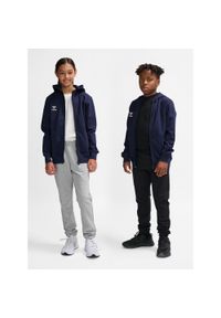 Kurtka dresowa z kapturem dla dzieci Hummel Go 2.0. Typ kołnierza: kaptur. Kolor: niebieski. Materiał: dresówka. Sport: joga i pilates #1