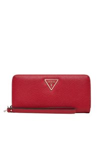 Guess Duży Portfel Damski Laurel II Slg SWZG74 59146 Czerwony. Kolor: czerwony. Materiał: skóra