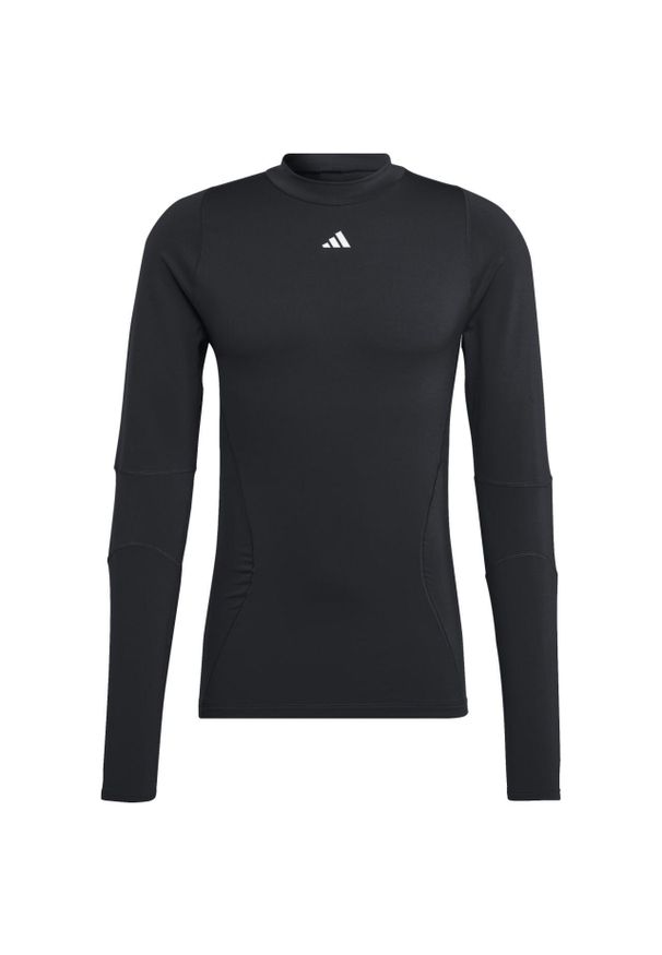 Adidas - Koszulka męska adidas Techfit COLD.RDY Long Sleeve. Kolor: biały, wielokolorowy, czarny. Długość rękawa: długi rękaw