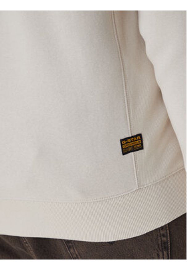 G-Star RAW - G-Star Raw Bluza Premium Core D16122-C235 Écru Regular Fit. Materiał: bawełna