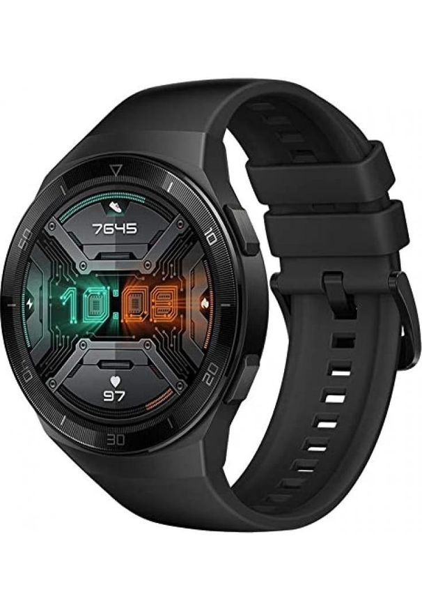 HUAWEI - Smartwatch Huawei Watch GT 2e Czarny (55025281). Rodzaj zegarka: smartwatch. Kolor: czarny