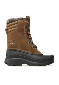 CMP Śniegowce Kinos Wmn Snow Boots Wp 2.0 38Q4556 Brązowy. Kolor: brązowy. Materiał: nubuk, skóra