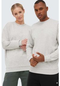 ARKK Copenhagen - Arkk Copenhagen bluza unisex kolor szary melanżowa. Kolor: szary. Materiał: dzianina. Wzór: melanż #1