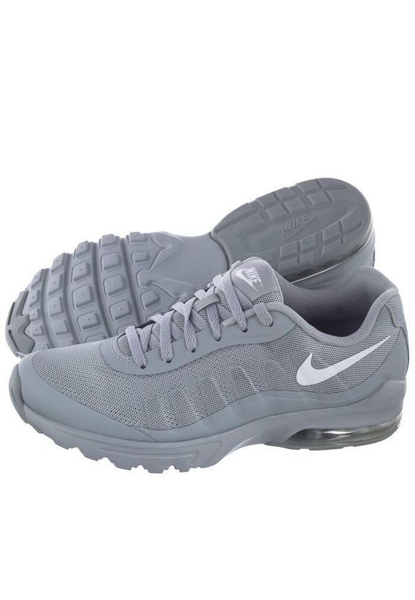 Buty sportowe męskie Nike Air Max Invigor. Zapięcie: sznurówki. Kolor: szary. Materiał: materiał, syntetyk. Szerokość cholewki: normalna. Model: Nike Air Max. Sport: turystyka piesza