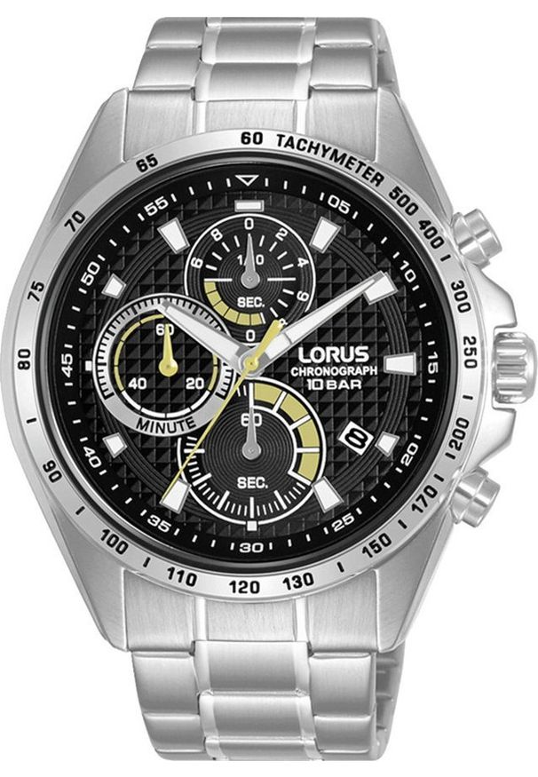 Zegarek Lorus Zegarek męski Lorus RM351HX9 srebrny. Kolor: srebrny