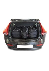KJUST - Torby Do Bagażnika Volvo V40 Hatchback 2012-2019 3Szt Kjust. Kolor: czarny. Styl: sportowy #1