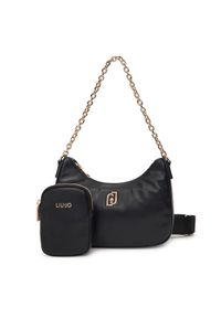 Liu Jo Torebka S Hobo AF5180 E0077 Czarny. Kolor: czarny. Materiał: skórzane