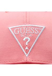 Guess Czapka z daszkiem Logo V2YZ03 WO08O Różowy. Kolor: różowy. Materiał: materiał, bawełna