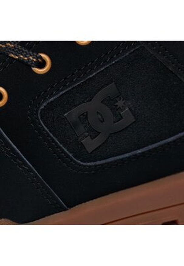 DC Shoes Trzewiki Manteca 4 ADJB100012 Czarny. Kolor: czarny. Materiał: skóra
