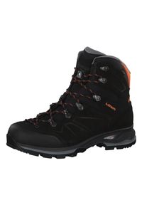 Buty trekkingowe męskie Lowa Baldo Gtx. Wysokość cholewki: za kostkę. Kolor: wielokolorowy, czarny, pomarańczowy. Materiał: tkanina, zamsz. Szerokość cholewki: normalna. Sport: turystyka piesza #1