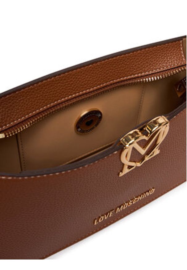 Love Moschino - LOVE MOSCHINO Torebka JC4128PP1OLM0200 Brązowy. Kolor: brązowy. Materiał: skórzane