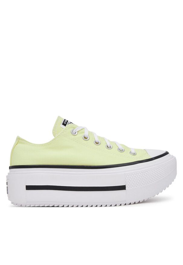 Converse Trampki Chuck Taylor All Star Lift Double Stack Platform A16283C Żółty. Kolor: żółty. Materiał: materiał. Obcas: na platformie