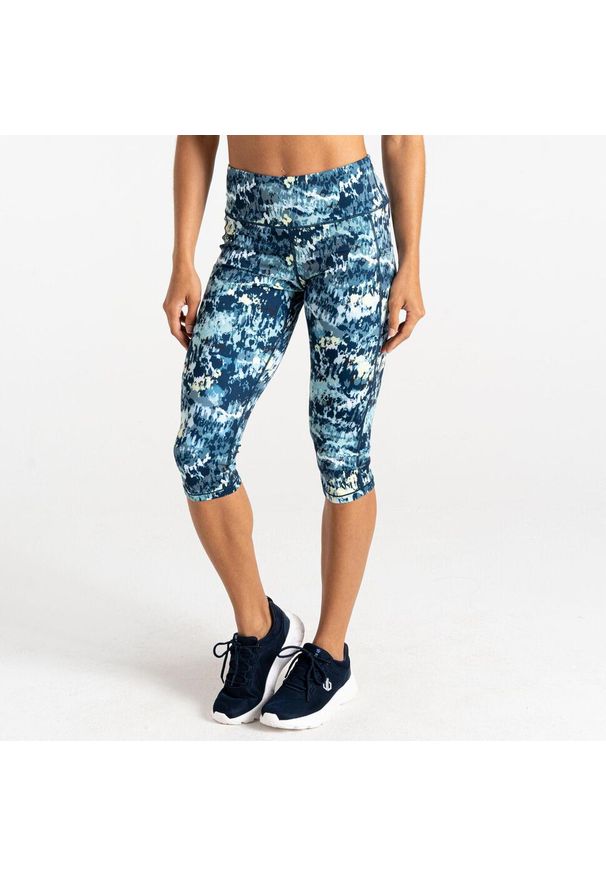 DARE 2B - Legginsy turystyczne damskie Influential 3/4. Kolor: fioletowy. Materiał: poliester, materiał. Sport: fitness