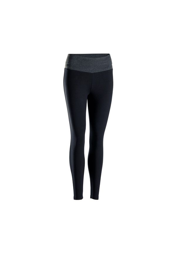 KIMJALY - Legginsy do jogi damskie Kimjaly. Kolekcja: moda ciążowa. Kolor: czarny, wielokolorowy, szary. Materiał: bawełna, materiał, elastan. Sport: joga i pilates