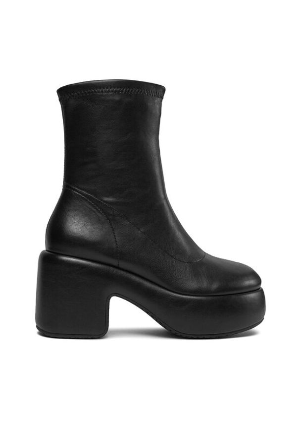 Bronx Botki Ankle boots 47516-A Czarny. Kolor: czarny. Materiał: skóra
