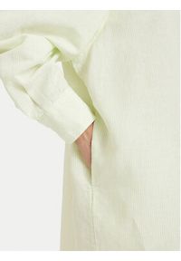 Tommy Jeans Sukienka koszulowa DW0DW22344 Zielony jasny Relaxed Fit. Kolor: zielony. Materiał: len. Typ sukienki: koszulowe #3