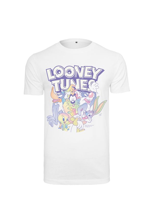 Koszulka Urban Classics looney tunes rainbow friends. Kolor: biały