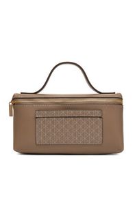 Calvin Klein Kosmetyczka Emblem Aop Beauty Case Giftset LV04F1102G Brązowy. Kolor: brązowy. Materiał: skóra #7