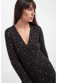 Twinset Milano - Kardigan damski długi TWINSET. Długość: długie #4