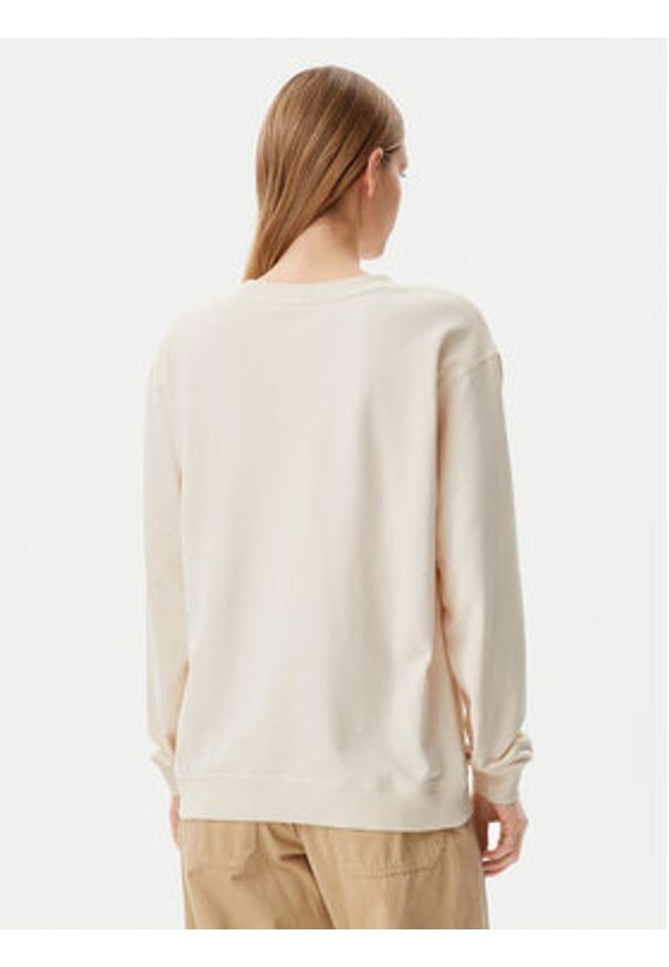 Roxy Bluza ERJFT04963 Beżowy Regular Fit. Kolor: beżowy. Materiał: bawełna